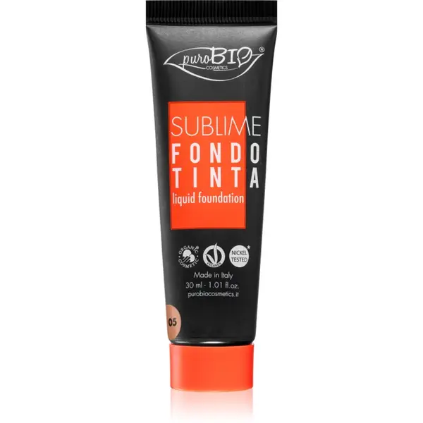 puroBIO Cosmetics puroBIO Cosmetics Sublime tekući puder nijansa 05 30 ml