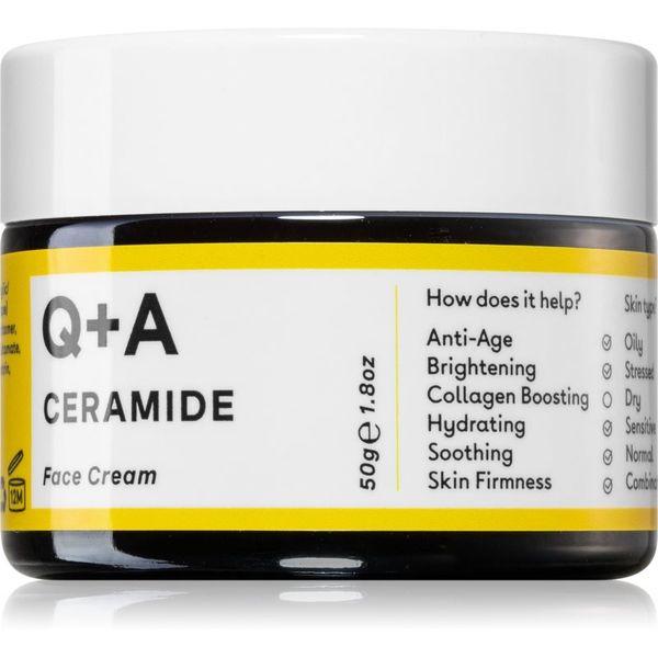 Q+A Q+A Ceramide krema za vitalizaciju lica s ceramidima 50 g