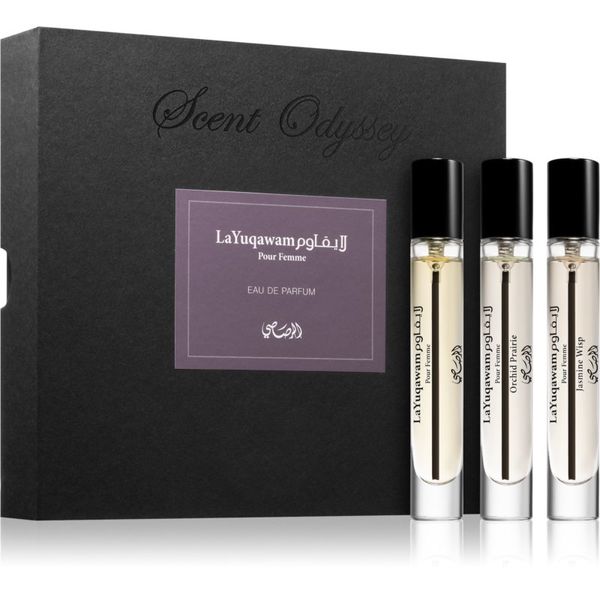 Rasasi Rasasi Scent Odyssey La Yuqawam Pour Femme poklon set za žene