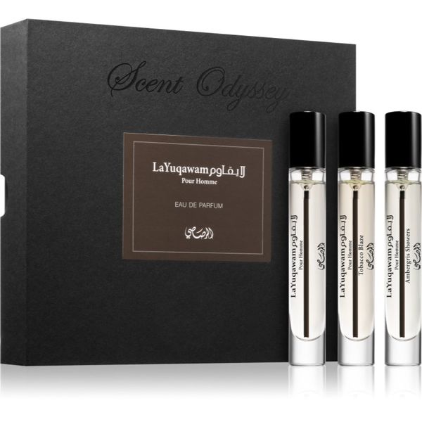 Rasasi Rasasi Scent Odyssey La Yuqawam Pour Homme poklon set za muškarce