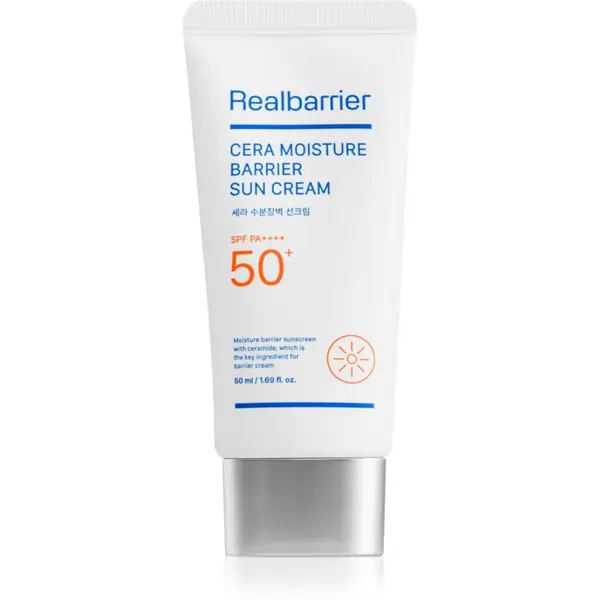 Real Barrier Real Barrier Cera Moisture Barrier Sun Cream Obnavljajuća i zaštitna krema SPF 50+ 50 ml