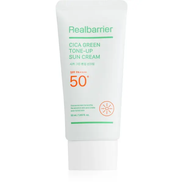 Real Barrier Real Barrier Cica Green Tone-Up Sun Cream intenzivna umirujuća i zaštitna krema SPF 50+ 50 ml