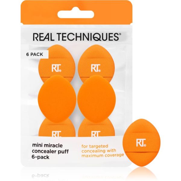Real Techniques Real Techniques Miracle Mini set aplikatora za tekući puder mini 6 kom