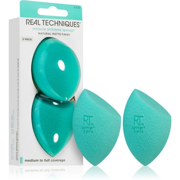 Real Techniques Real Techniques Sponge+ Mattifying Duo set aplikatora