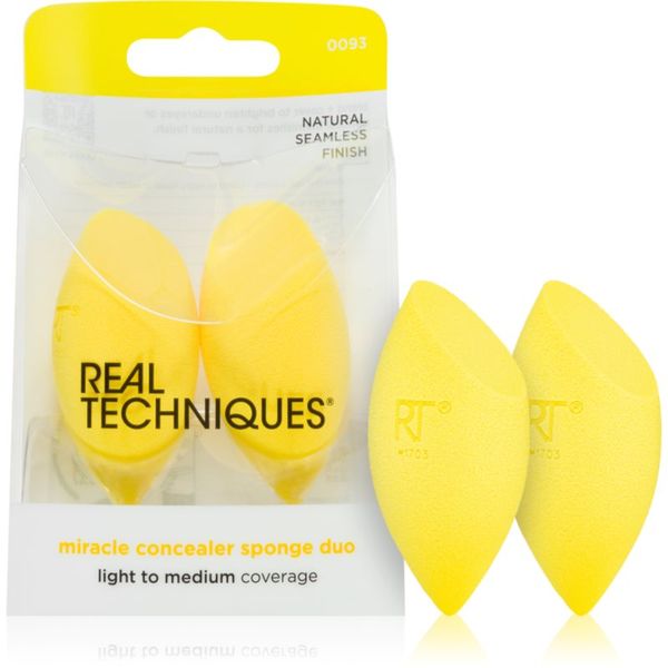 Real Techniques Real Techniques Sponge+ Miracle Concealer spužvica za puder 2 kom