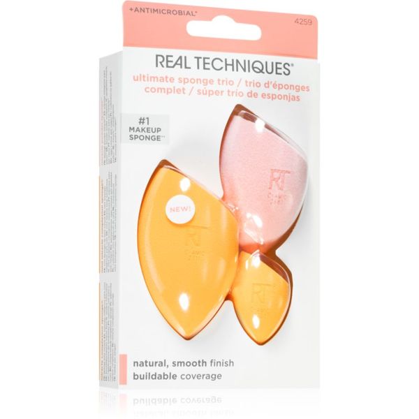 Real Techniques Real Techniques Ultimate Sponge Trio set aplikatora