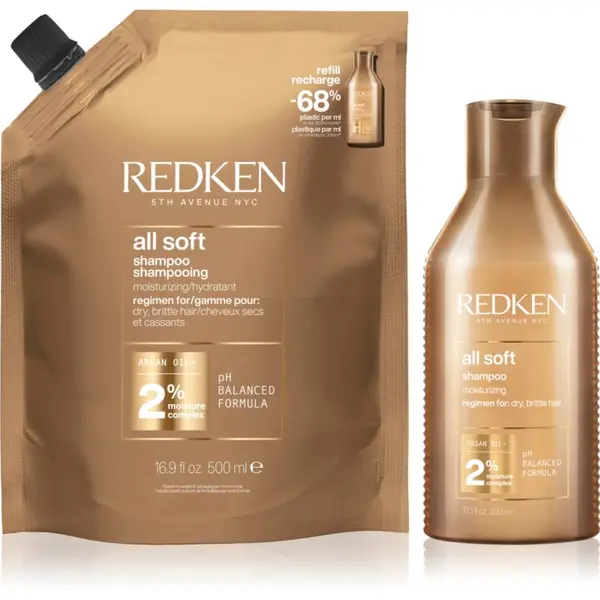 Redken Redken All Soft ekonomično pakiranje za suhu i lomljivu kosu