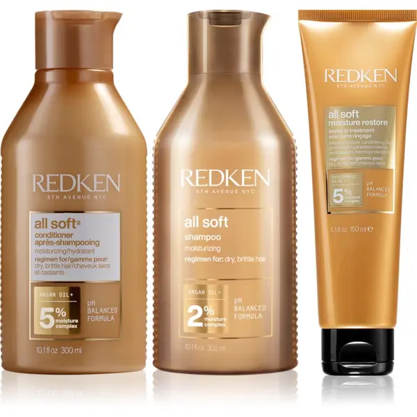 Redken Redken All Soft ekonomično pakiranje za suhu kosu