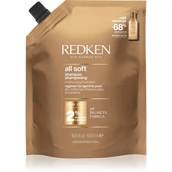 Redken Redken All Soft hranjivi šampon za suhu i lomljivu kosu 500 ml