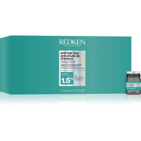 Redken Redken Anti-Hair Loss Intensive Treatment intenzivna njega za kosu protiv gubitka kose 1.5% Aminexil 10x6 ml