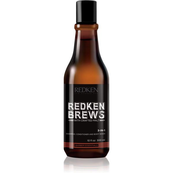Redken Redken Brews 3 u1 šampon, regenerator i gel za tuširanje 300 ml