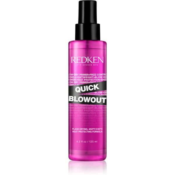 Redken Redken Quick Blowout termozaštitni sprej za oblikovanje kose glačalom ili uvijačem za brže sušenje 125 ml
