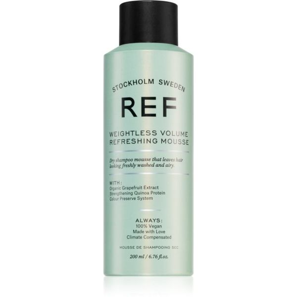 REF REF Weightless Volume Refreshing Mousse Suhi šampon u pjeni za volumen 200 ml