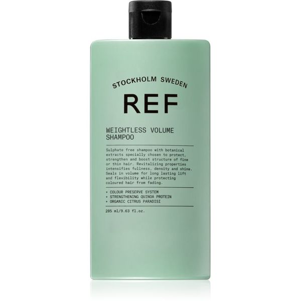 REF REF Weightless Volume Shampoo šampon za tanku kosu bez volumena za volumen od korijena 285 ml