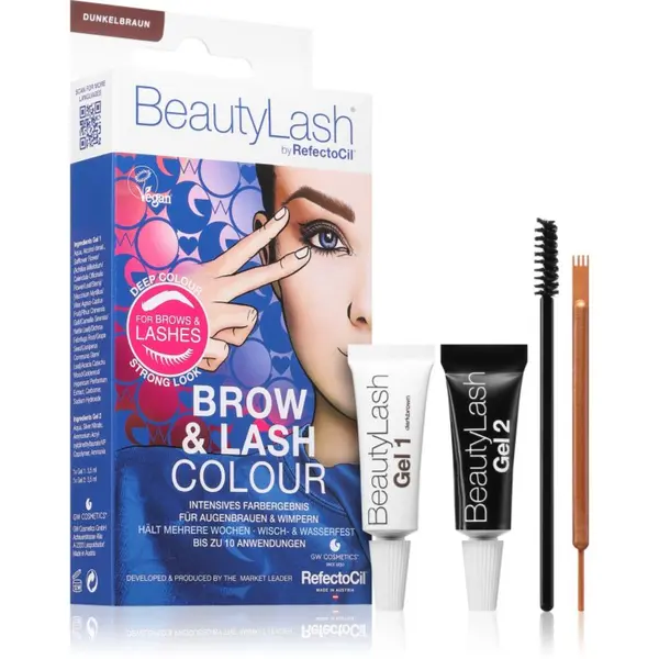 RefectoCil RefectoCil BeautyLash Brow & Lash Colour boja za obrve za trepavice i obrve nijansa Dark Brown 1 kom