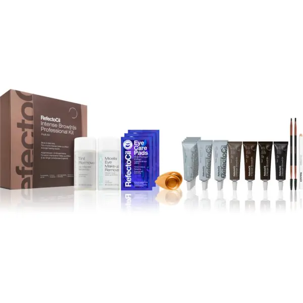 RefectoCil RefectoCil Intense Brow[n]s Professional Kit set za bojenje trepavica i obrva