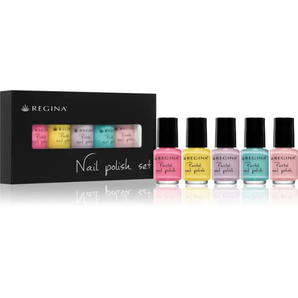 Regina Regina Pastel set lakova za nokte više nijansi 113, 143, 57, 144, 145 5x4 ml