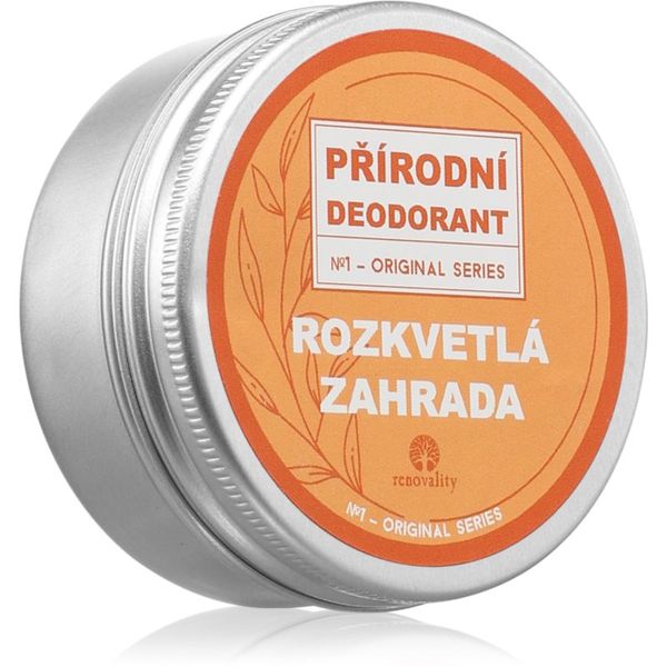 Renovality Renovality Original Series Natural Deodorant čvrsti dezodorans s mirisom Blooming Garden 50 ml