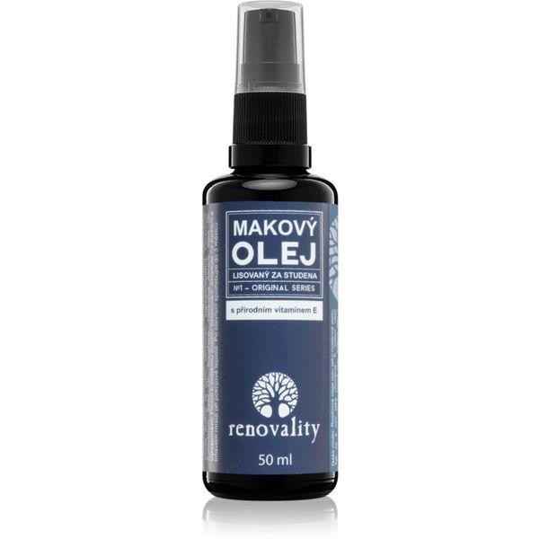 Renovality Renovality Original Series Poppy seed oil with natural vitamin E makovo ulje hladno prešano 50 ml