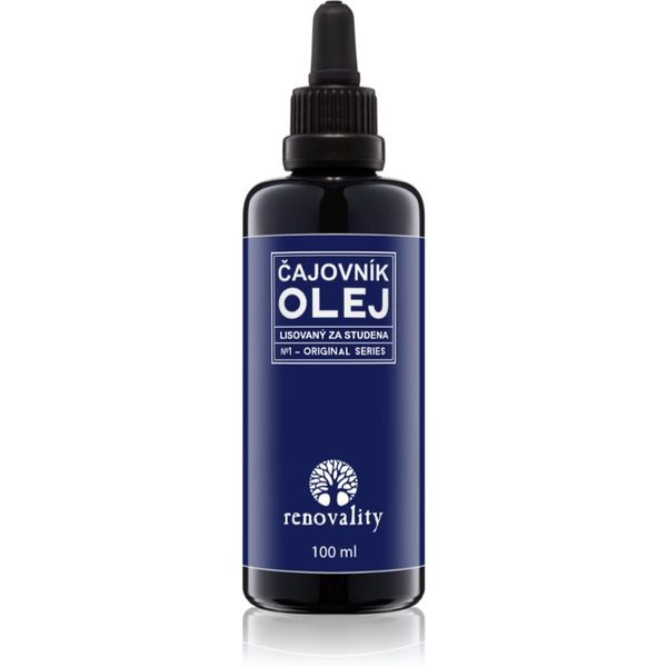 Renovality Renovality Original Series Tea tree oil hladno prešano ulje čajevca za zrelu kožu lica 100 ml