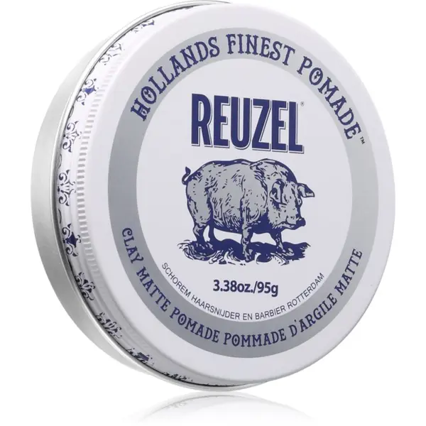 Reuzel Reuzel Clay Matte Pomade glina za stiliziranje kose mat 95 g
