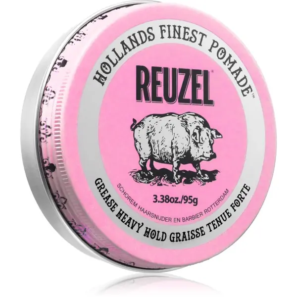 Reuzel Reuzel Pink Grease Heavy Hold pomada za kosu 95 g
