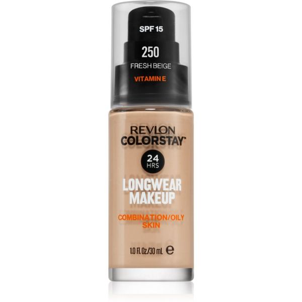 Revlon Cosmetics Revlon Cosmetics ColorStay™ dugotrajni matirajući puder za mješovitu i masnu kožu nijansa 250 Fresh Beige 30 ml