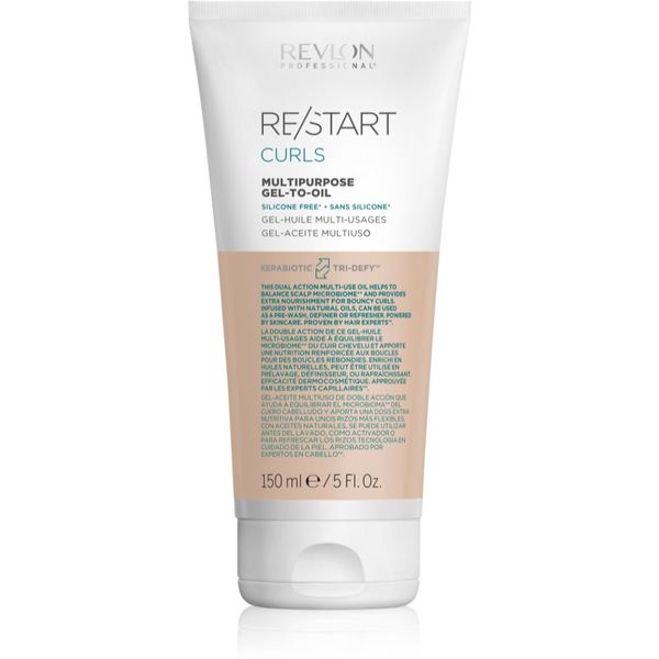Revlon Professional Revlon Professional Re/Start Curls hidratantno gel ulje za valovitu kosu za definiciju i oblik 150 ml