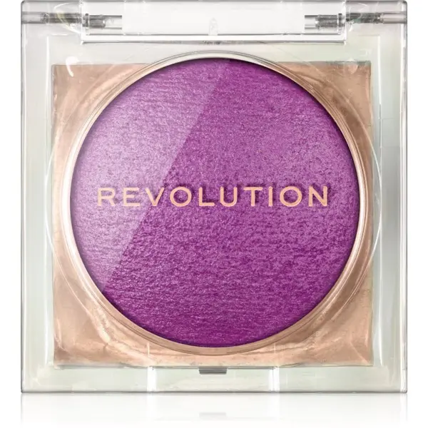 Revolution Revolution Beam Bright Blush highlighter i rumenilo u jednom nijansa Lick of Lilac 2.8 g