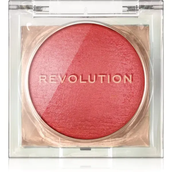 Revolution Revolution Beam Bright Blush highlighter i rumenilo u jednom nijansa Peach Pop 2.8 g