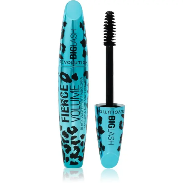 Revolution Revolution Big Lash Fierce Volume vodootporna maskara za volumen nijansa Black 9 g