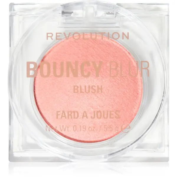 Revolution Revolution Bouncy Blur highlighter i rumenilo u jednom nijansa Light as a Cloud Peachy Pink 5.5 g
