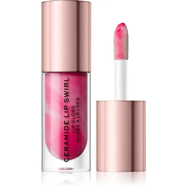 Revolution Revolution Ceramide Swirl hidratantno sjajilo za usne nijansa Sweet Soft Pink 4.5 ml