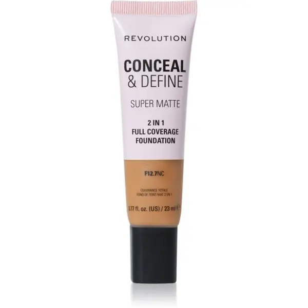 Revolution Revolution Conceal & Define matirajući puder nijansa F12.7NC 23 ml