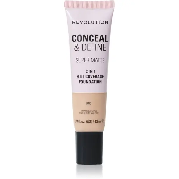 Revolution Revolution Conceal & Define matirajući puder nijansa F4C 23 ml