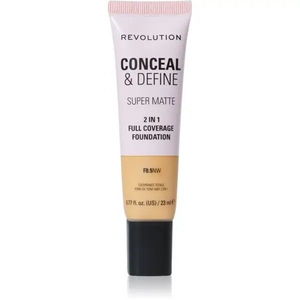 Revolution Revolution Conceal & Define matirajući puder nijansa F8.5NW 23 ml