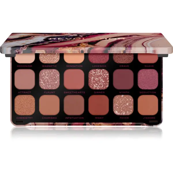 Revolution Revolution Forever Flawless paleta sjenila za oči nijansa 18x1.1 g