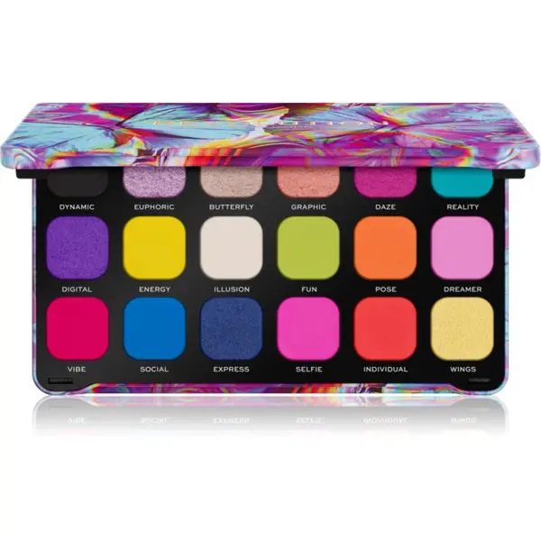 Revolution Revolution Forever Flawless paleta sjenila za oči nijansa Digi Butterfly 18x1.1 g