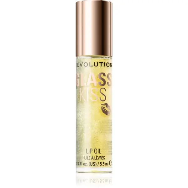 Revolution Revolution Glass Kiss svjetlucavo ulje za usne nijansa Stardust Lemon 5.5 ml