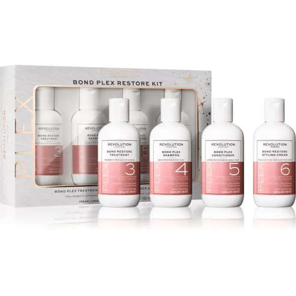Revolution Haircare Revolution Haircare Plex Bond Restore Kit set za suhu i oštećenu kosu