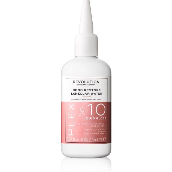 Revolution Haircare Revolution Haircare Plex No.10 Bond Restore Lamellar Water njega za intenzivnu regeneraciju za oštećenu i lomljivu kosu 150 ml