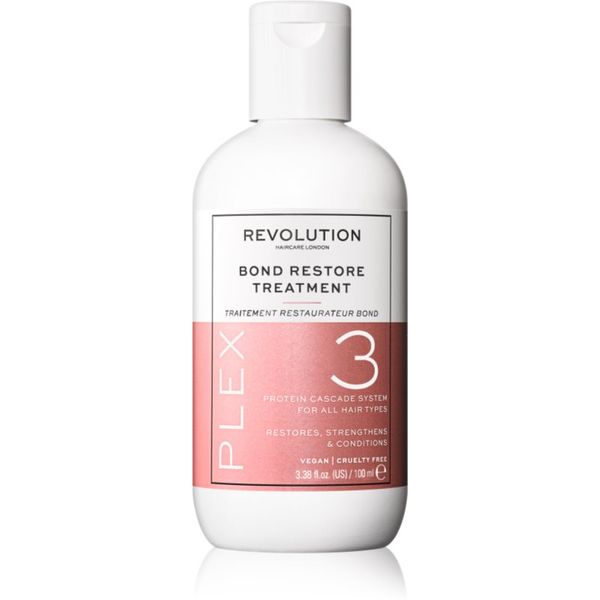 Revolution Haircare Revolution Haircare Plex No.3 Bond Restore Treatment intenzivna njega za kosu za suhu i oštećenu kosu 100 ml