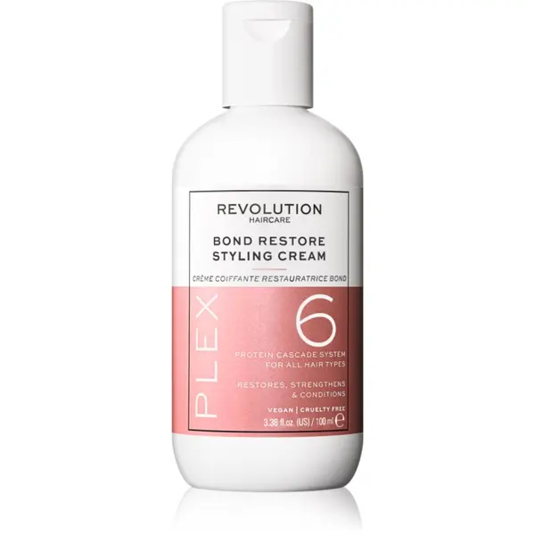 Revolution Haircare Revolution Haircare Plex No.6 Bond Restore Styling Cream njega bez ispiranja za regeneraciju za oštećenu kosu 100 ml