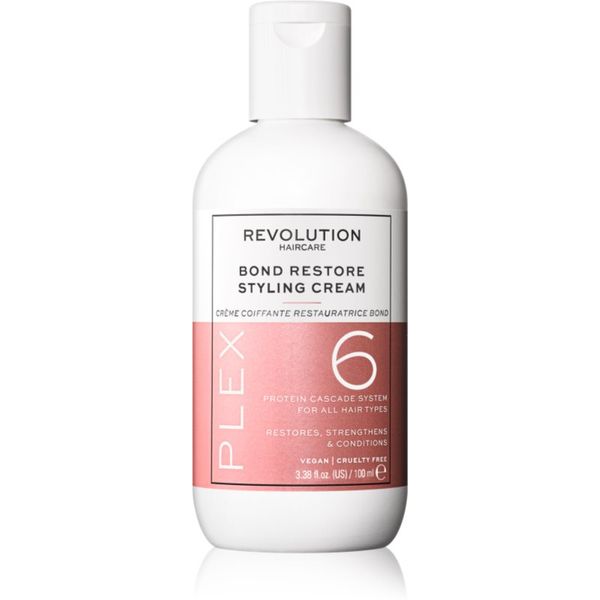 Revolution Haircare Revolution Haircare Plex No.6 Bond Restore Styling Cream njega bez ispiranja za regeneraciju za oštećenu kosu 100 ml