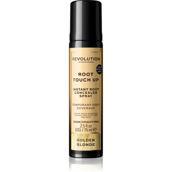 Revolution Haircare Revolution Haircare Root Touch Up instant sprej za prekrivanje izrasta nijansa Golden Blonde 75 ml