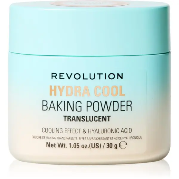 Revolution Revolution Hydra Cool Loose Baking Powder posvjetljujući puder u prahu sa učinkom hlađenja 30 g