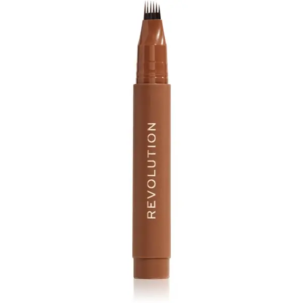 Revolution Revolution Instant Brow Hair tuš za obrve nijansa Warm Brown 1.8 ml