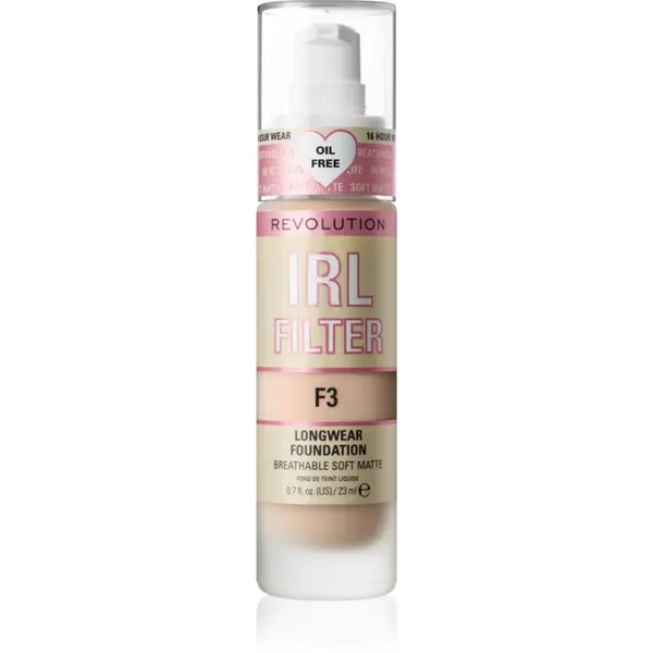 Revolution Revolution IRL Filter dugotrajni matirajući puder nijansa F3 23 ml