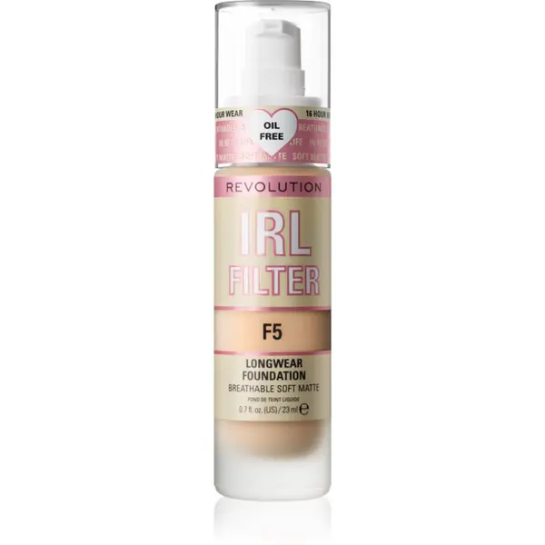 Revolution Revolution IRL Filter dugotrajni matirajući puder nijansa F5 23 ml