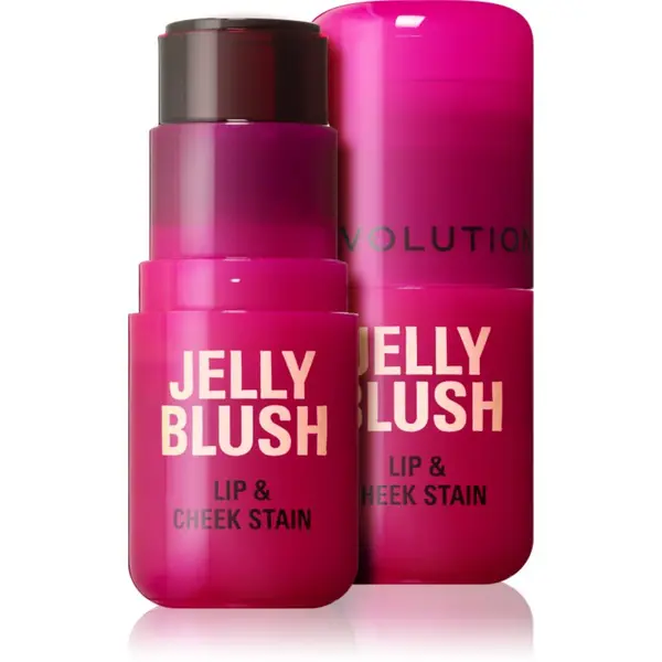 Revolution Revolution Jelly Blush rumenilo u olovci za usne i lice nijansa Cherry Red 5.5 g